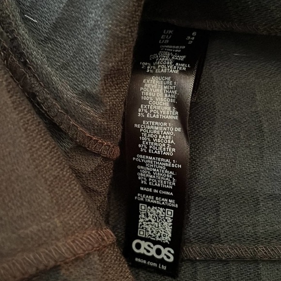 ASOS Faux Crocodile Dress Size 2 NWT - Picture 11 of 13